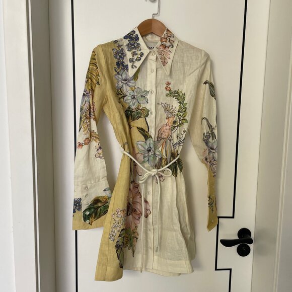 Alemais Orlander Mini Dress in FLORAL PRINT - Picture 5 of 15